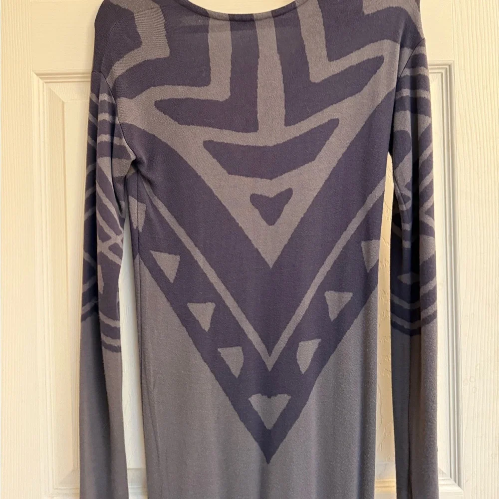 Free People Gray Patterned Maxi Dress - Picture 8 of 8